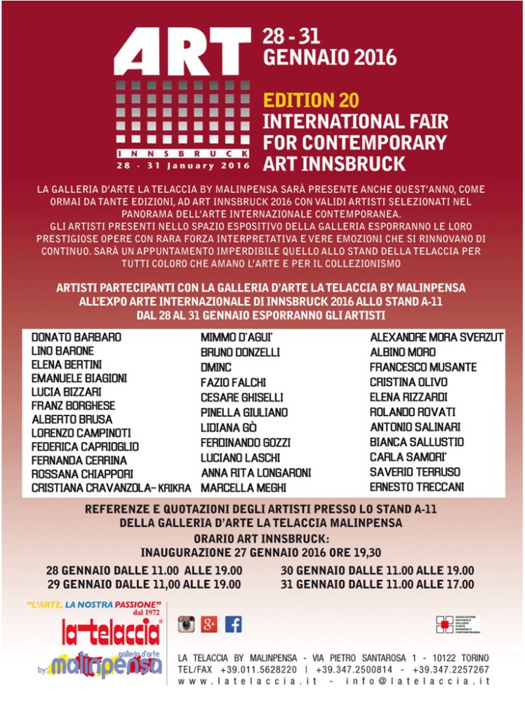 28-31 GENNAIO 2016 INNSBRUCK 