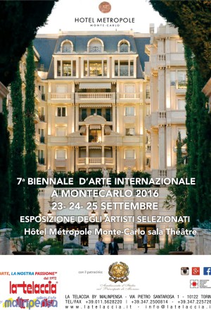 7^ BIENNALE D’ARTE INTERNAZIONALE A MONTECARLO 2016